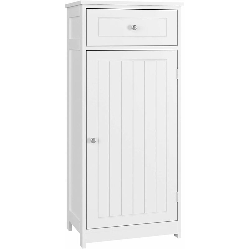 GIZCAM Armarios de Suelo para Baño Armario Baño Mueble Auxiliar de Baño Muebles Baño para Salon Pasillo Dormitorio Blanco 45x33x100cm