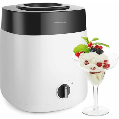 Fare Yogurt Freddi，Sorbetti e Gelati in 30 Minuti （EU） Gelatiera Professionale Macchina per gelato da casa Macchine del gelato 0.7L 