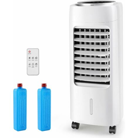 KKmoon Air Cooler Portable,Piccolo condizionatore daria,Mini ventilatore Umidificatore,3 IN 1 Evaporativo Umidificatore Purificatore Daria Air Cooler per Home Dormitory Office Air Cooler 