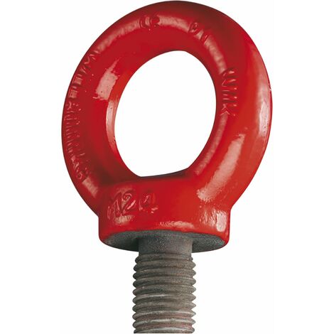 GK8 Ringschraube hochfest M12 rot mit CE Kennzeichnung