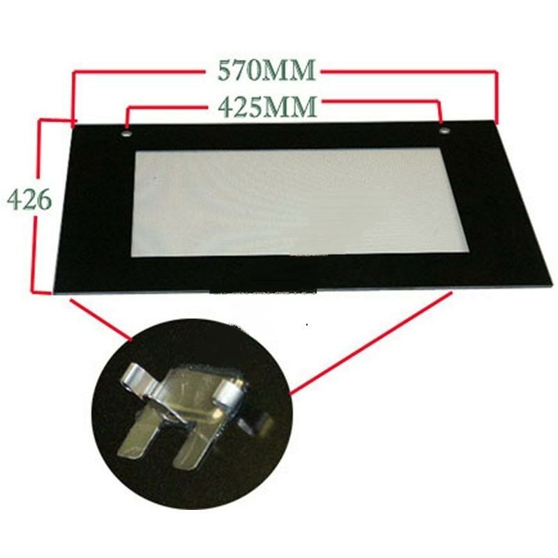 Sauter - glace exterieur porte pour four