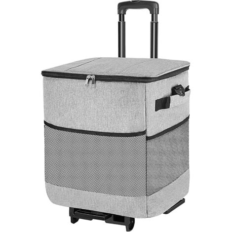 Glacière avec Roues - Sac Glacière Isotherme avec Roues - Caddie Isotherme
