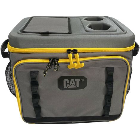 Glacière portable Sac isotherme 39 Litres Grand volume Chantier Camping Plage Caterpillar
