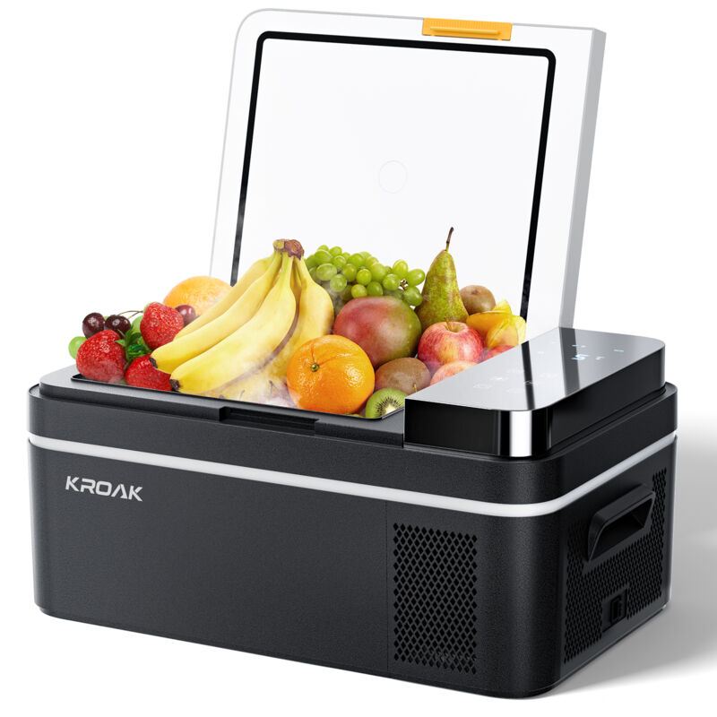 Glaciere Voiture 21 L Glaciere Congelateur Portable 12/24V 100-240V Mini Frigo Voiture - 20 ℃ - 20 ℃ Controle Precis Refrigeration Rapide pour