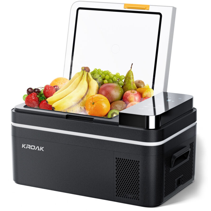 Glaciere Voiture 25 l Glaciere Congelateur Portable 12/24V 100-240V Mini Frigo Voiture - 20 ℃ - 20 ℃ Controle Precis Refrigeration Rapide pour