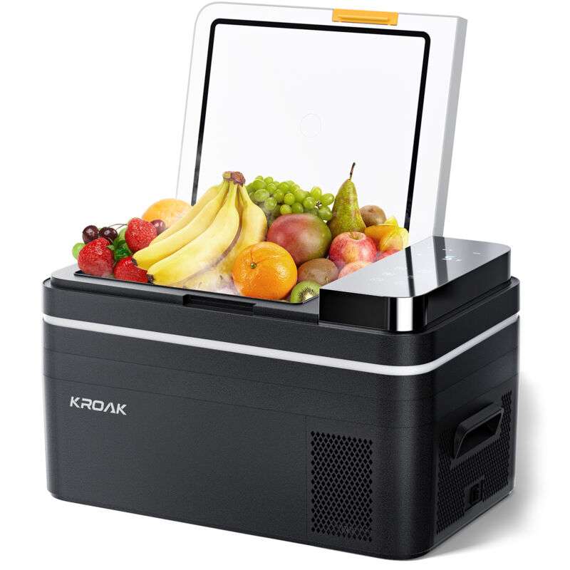 Glaciere Voiture 28 l Glaciere Congelateur Portable 12/24V 100-240V Mini Frigo Voiture - 20 ℃ - 20 ℃ Controle Precis Refrigeration Rapide pour