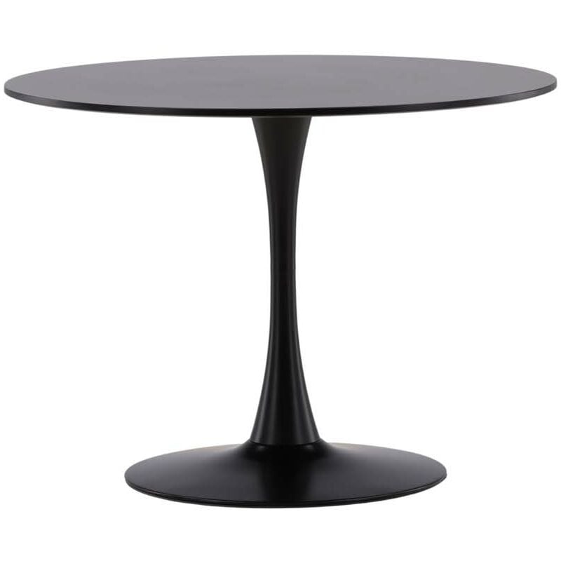 Ebuy24 - Glade table de salle à manger Ø100cm noir.