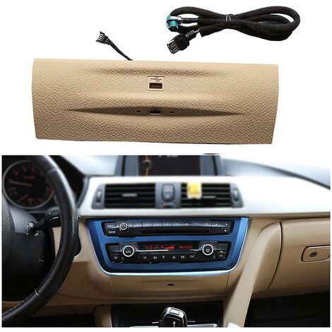 Glänzend schwarze Auto-Atmosphärenlampe, 9 Farben, Armaturenbrett-Abdeckung für 3/GT/4-Serie F30 F32 F34 2012–2019