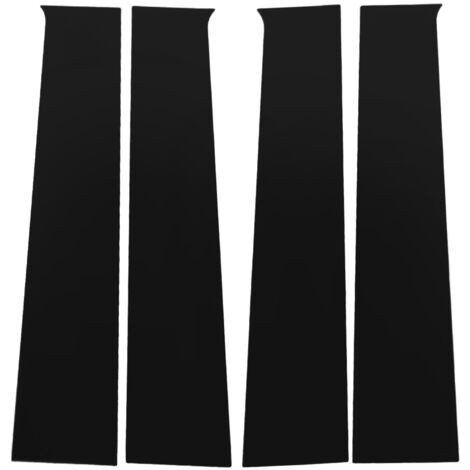 Glänzend schwarze PC-Säulenverkleidung für Chevrolet Silverado 1500 2500 HD 3500 HD 2014-2018