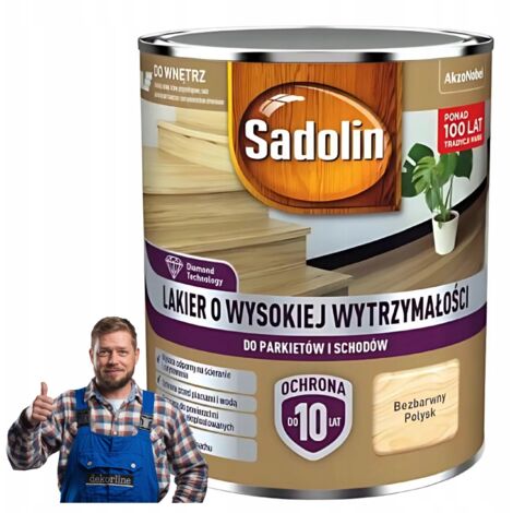 Glänzender Klarlack - 0,7 L - Für Parkett und Treppen - Langanhaltender Schutz - Einfaches Auftragen