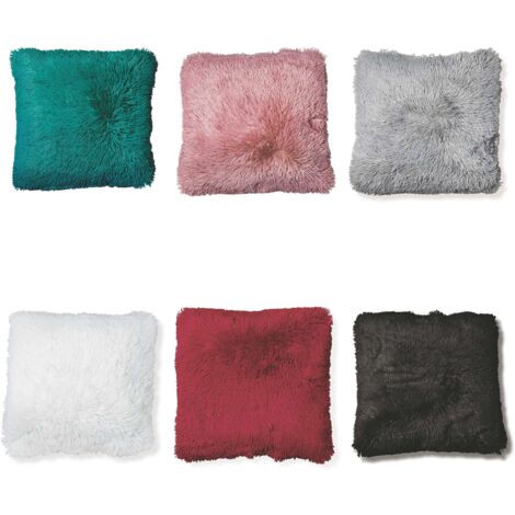GLAM CUSCINO CON PELO 50X50CM 450 GR 6 COLORI ASSORTITI