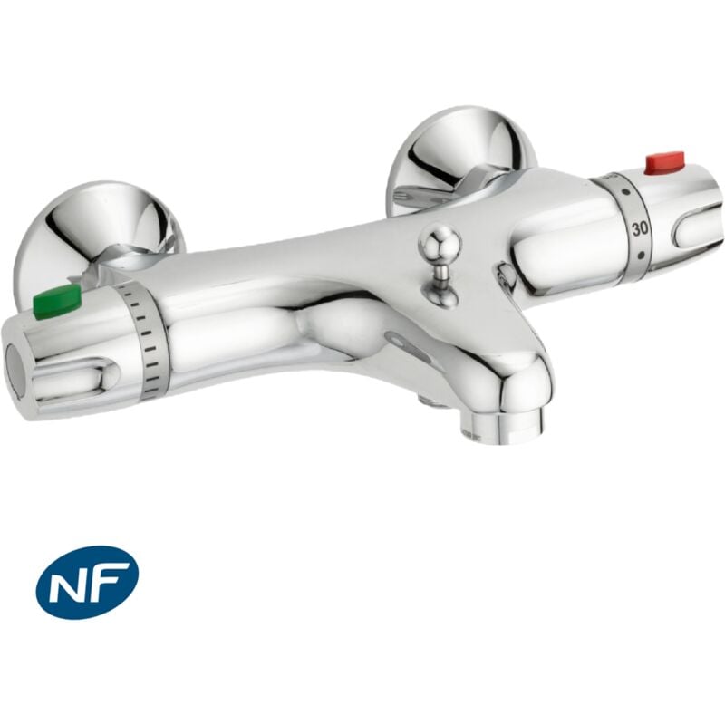 Mitigeur bain-douche thermostatique Glam chrome - Huber