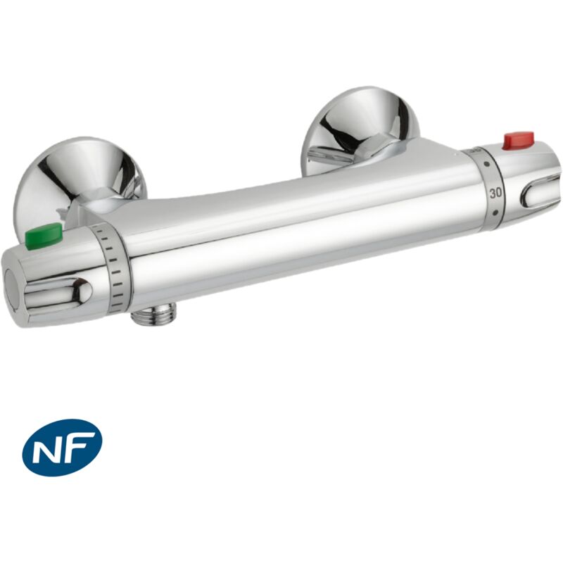 Huber - Mitigeur douche thermostatique Glam chrome