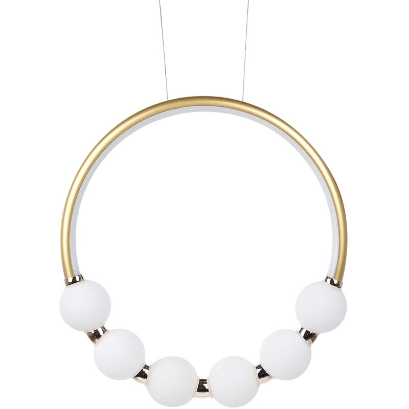 Image of LED Pendant Lamp FANE Metal Gold