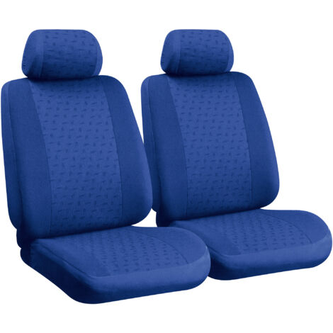 Glamur, coppia coprisedili anteriori in jacquard, universali - Blu