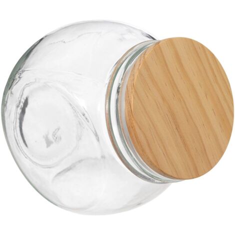 Glas bonbonglas holzdeckel 650ml  - 5five