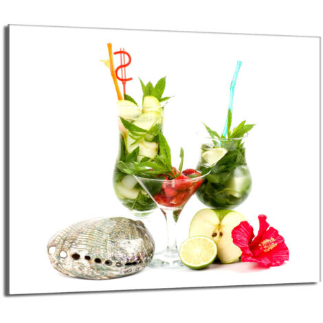 Glas-Herdplattenschutz 60x52 Fruit