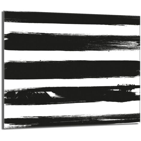 Glas-Herdplattenschutz 60x52 Streifen