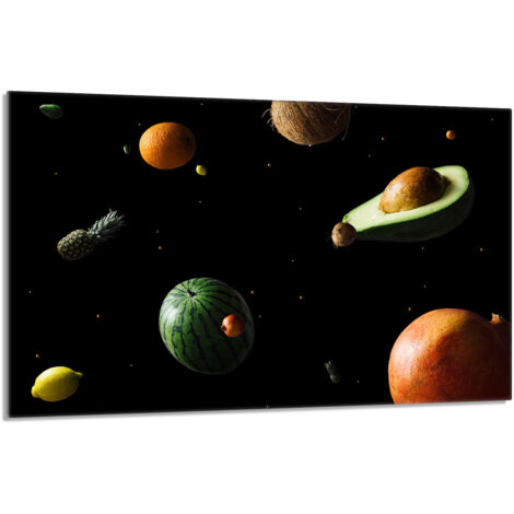 Glas-Herdplattenschutz 80x52 Fruit