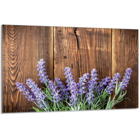Glas-Herdplattenschutz 80x52 Lavendel