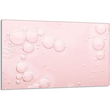 Glas-Herdplattenschutz 80x52 Rosa
