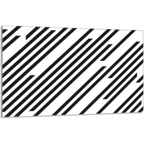 Glas-Herdplattenschutz 80x52 Streifen