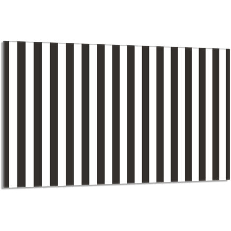 Glas-Herdplattenschutz 80x52 Streifen