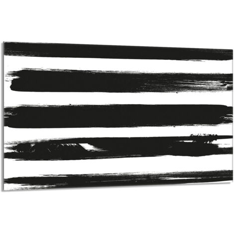 Glas-Herdplattenschutz 80x52 Streifen
