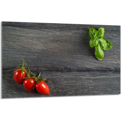 Glas-Herdplattenschutz 80x52 Tomaten