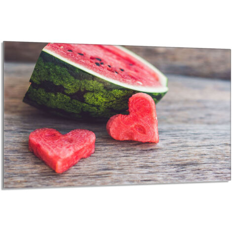 Glas-Herdplattenschutz 80x52 Wassermelone