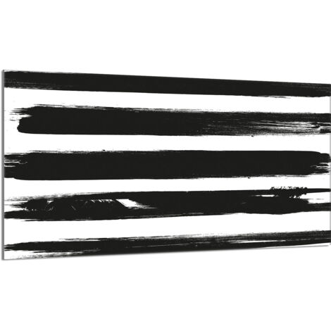 Glas-Herdplattenschutz 90x52 Streifen