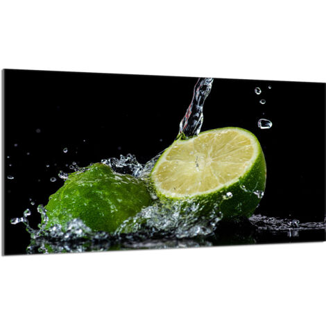 Glas-Herdplattenschutz 90x52 Zitrone
