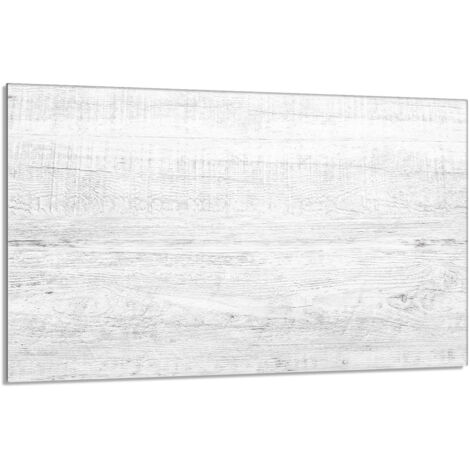 Glas Herdschutzplatte 80x52 Holz