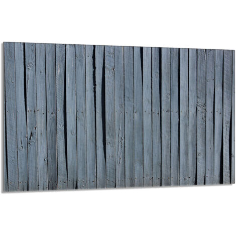 Glas Herdschutzplatte 80x52 Holz