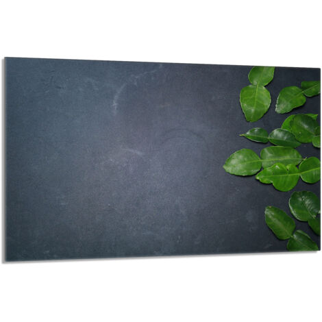 Glas Herdschutzplatte 80x52 Schiefer