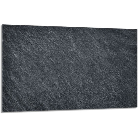 Glas Herdschutzplatte 80x52 Schiefer