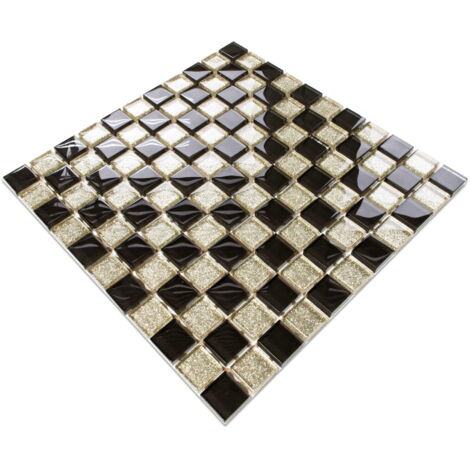 Glas-Mosaik für Innenraum Bad Küche  - 30 x 30 cm - Agadir