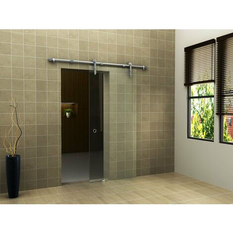 ALPHABAD Glas-Schiebetür CLEAR in 90 x 205 cm