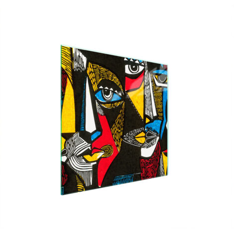 GLAS-SCHUTZPLATTE FÜR HERD 50x52 POP ART.