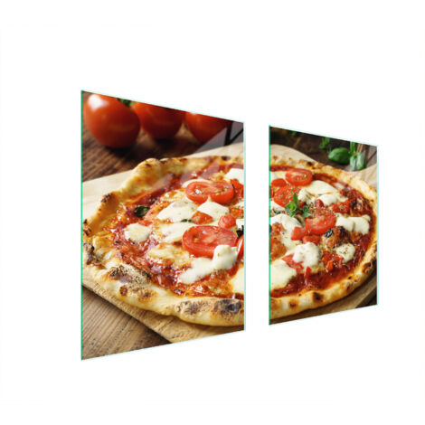 GLAS-SCHUTZPLATTE FÜR HERD 85x52 PIZZA