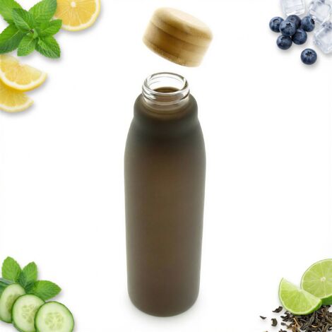 GLAS-WASSERFLASCHE ECO 600 ML