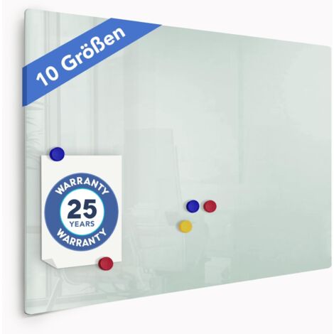 Glas-Whiteboard Sicherheitsglas 120 x 180 cm