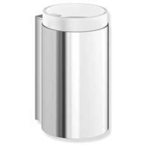Glasbecher mit Halter Hewi System 900, chrom - 900.04.00040