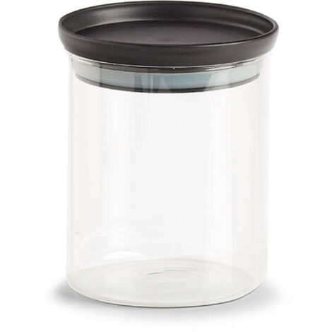Glasbehälter mit Kunststoffdeckel, 650 ml