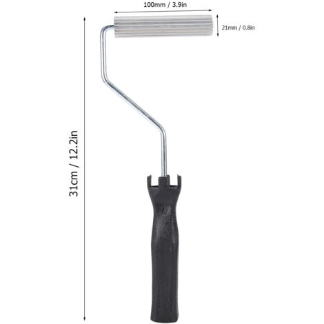 Glasfaser-Laminierwalze – Durchmesser 21 mm × 100 mm – Aluminium + ABS – Zur Blasenentfernung und Verbesserung von Verbundoberflächen