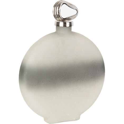 Glasflasche mit Aluminiumdeckel, 30 x 7 x 40 cm