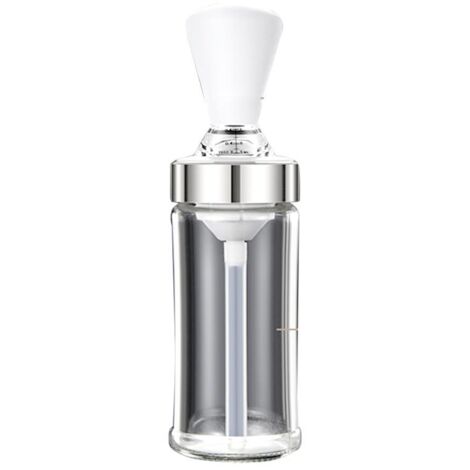 Glasflasche mit Pipette und Silikonpinsel für Olivenöl – ideal zum Kochen, Grillen und Campen