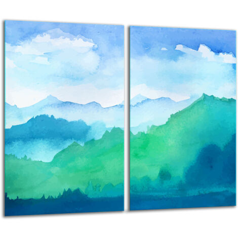 Glashackarton 2x 30x52 Landschachtel