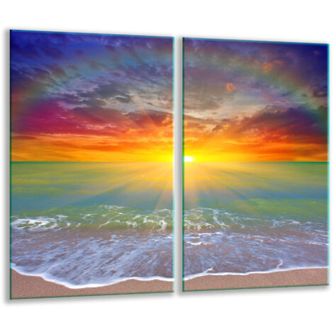 Glashackarton 2x 30x52 Landschachtel