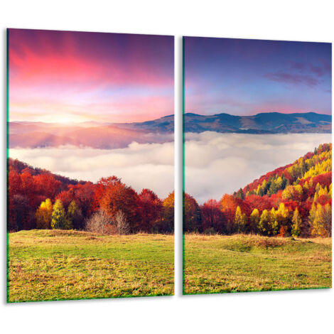 Glashackarton 2x 30x52 Landschachtel